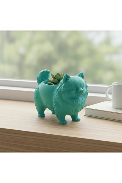 OEM Mini Ghiveci Decorativ Imprimat 3D cu Design Pomeranian