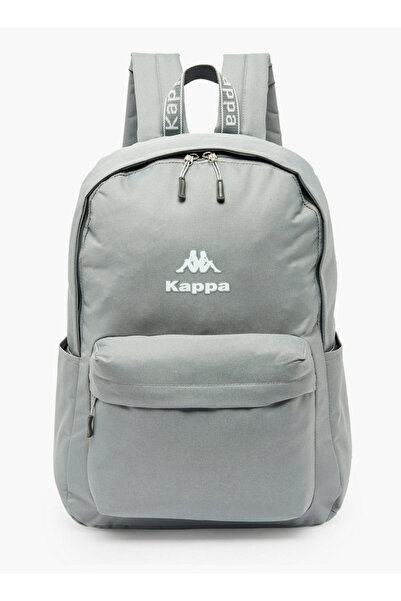Kappa Logo Print Backpack for Kids 8-13 Years with Adjustable Straps