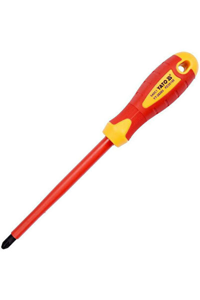 yato Șurubelniță lungă electrician VDE 1000V, tip cruce, cu lungimea de 150mm...