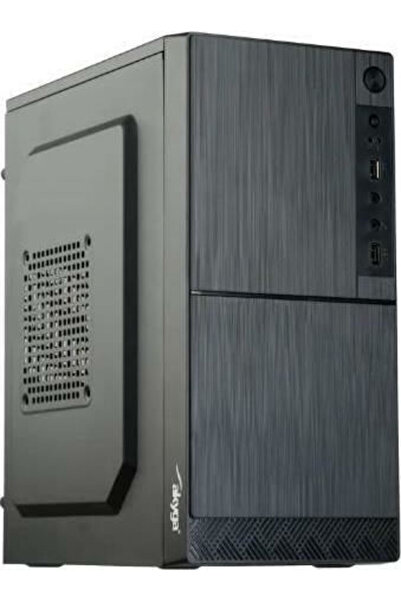 Akyga Carcasă PC Micro Tower AK35BK Negru