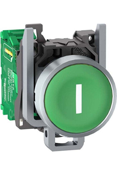Schneider Electric Comutator Harmony Pornit-Oprit cu buton, cu iluminare verd...