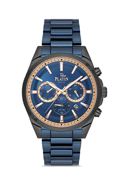 Platin Pierre Hds-1211Ga-Za3 Steel Cord Functions Active Men's Wristwatch