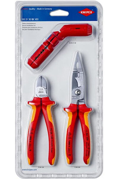 Knipex Set clești electrician 3 piese Cod: 00 31 30 BK V01
