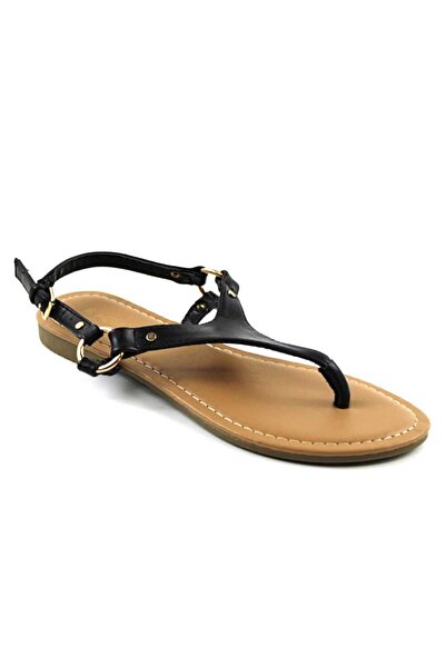 mm Sandale usoare de dama , cu accesorii aurii 8098-BLACK