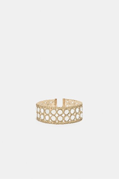 Stradivarius Çift sıralı aynalı choker kolye