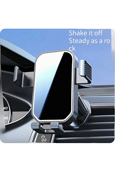 Generic Car Phone Holder Dashboard Gravity Mount Rotating Suction Cup Charging Stand