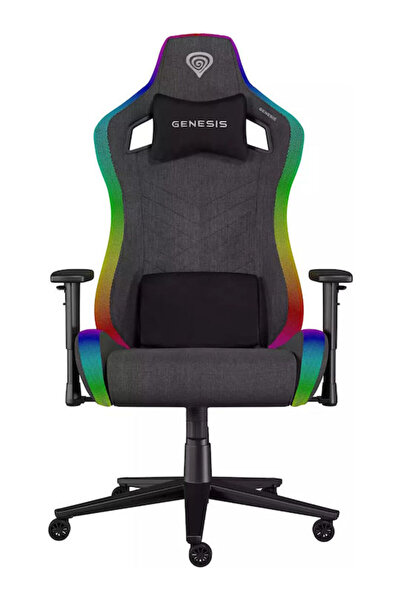 Genesis Trit 660 Υφασμάτινη Καρέκλα Gaming με Ρυθμιζόμενα Μπράτσα και Φωτισμό...