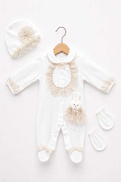Kardeşler Bebe Lace booties baby girl romper