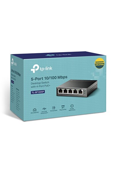 OEM TP-Link TL-SF1005P – Switch 5 θυρών Fast Ethernet με 4 PoE+ έως 67W και E...