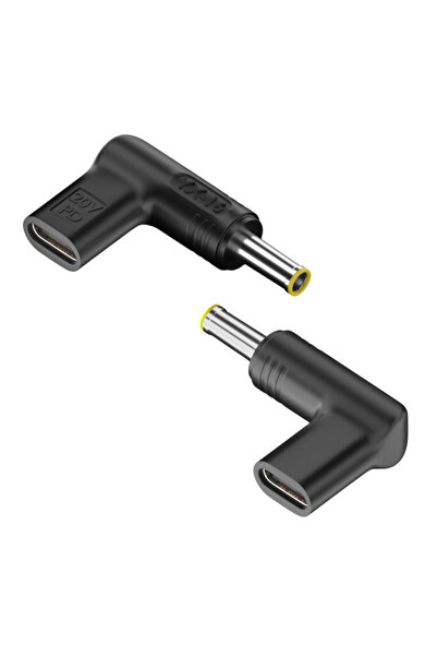 POWERTECH αντάπτορας τροφοδοσίας YX-16, USB-C σε Samsung 5.5x3mm, μαύρος