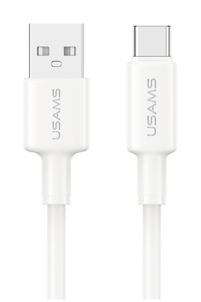 Usams καλώδιο USB-C σε USB SJ761, 3A 18W, 480Mbps, 1m, λευκό