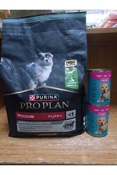 Pro Plan Hassas Sindirime Sahip Orta Irk Yavru Köpek Kuru Mama Kuzu Etli 3 kg...