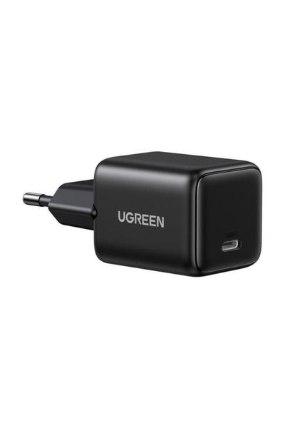 Ugreen Φορτιστής ρεύματος 20W, QC4 5V/3A, USB-C, Γρήγορη φόρτιση GaN, Μαύρο