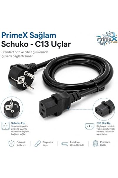 Yıldızan كابل طاقة فاخر من nry shop PX-P418 بطول 1.5 متر، كابل طاقة PSU نحاسي...