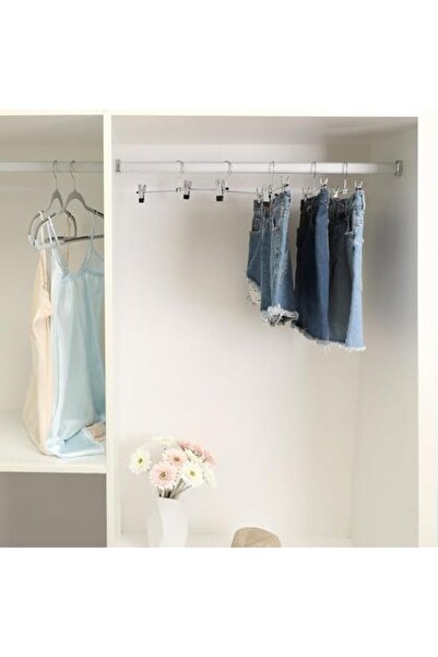 Yıldızan Edl Shop 5-Piece Metal Pants and Skirt Hanger – 360 °   Rotatable Ho...
