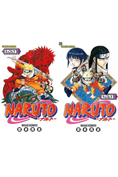 Gerekli Şeyler Yayıncılık NARUTO 8-9 SET (KD 2 KİTAP MANGA SET + AYRAÇ HEDİYELİ)