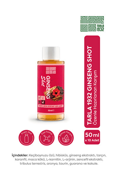 Tarla 1932 Ginseng Shot 50 ml x 10 Adet