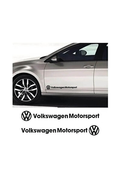 Amo-Stickers Volkswagen Side Sill Stickers Top Bottom Set 40cm Black