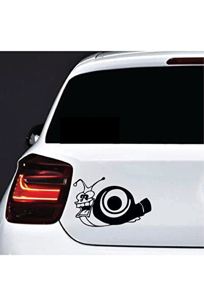 Amo-Stickers Sticker auto Crazy Dude 30cm Argintiu