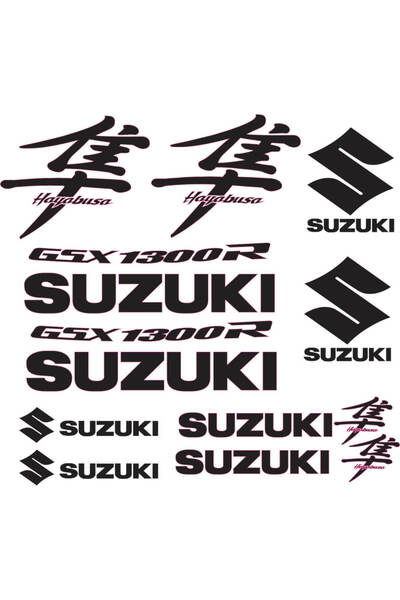 Amo-Stickers Set Stickere Moto SUZUKI Hayabusa Rosu