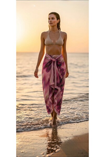 Ceren Öncel Atelier Pembe Batik Premium Pareo&Şal