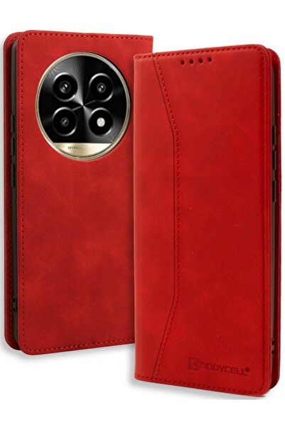 Bodycell Θήκη Realme 13 Pro / 13 Pro Plus - Book Case Πορτοφόλι - Red