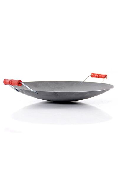 PEARSTORE 30 Cm Ahşap Saplı Et - Gözleme - Kavurma Saç Tava