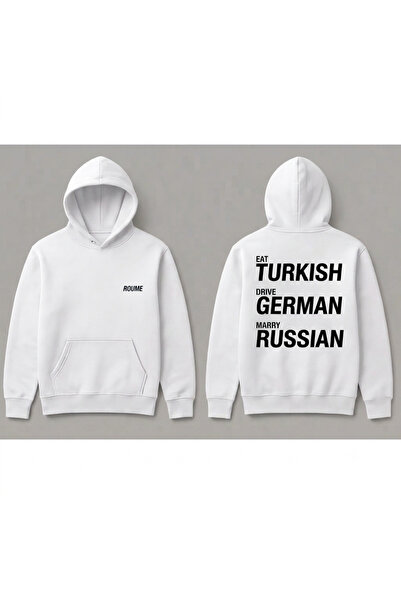 SVART WEAR Eat Turkish Drive German Marry Russian Unisex Oversize %100 Cotton...