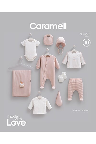 Caramell 10 Piece Hospital Discharge Bodysuit Set Ze2557