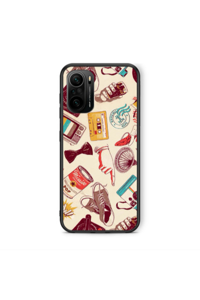 Other Xiaomi Poco F3 Plaque Black Glossy Θήκη