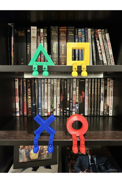 BNB ART Oyuncu Odası Dekorasyonu - 3D Baskı PlayStation Sembolleri Ayaklı Fig...