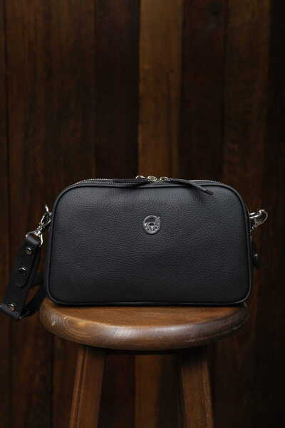 en deri Genuine Leather Women's Shoulder Bag - Crossbody Bag with Compartments