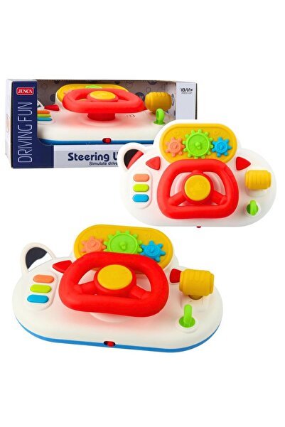 LeanToys Figurina Leantoys, volan interactiv pentru copii, sunete si lumini, ...