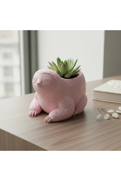 OEM Ghiveci Decorativ Animalut Lenes pentru Plante Mici Imprimat 3D