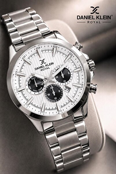 Daniel Klein Steel Cord Calendar Dial 3 Atm Water Resistant 2 Year Warranty M...