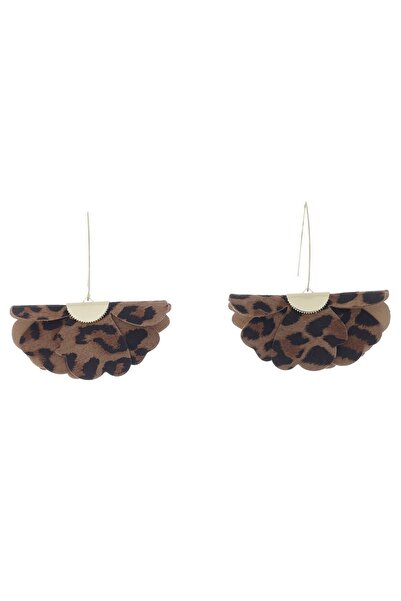 HAIArt Cercei Floare Mica - Leopard
