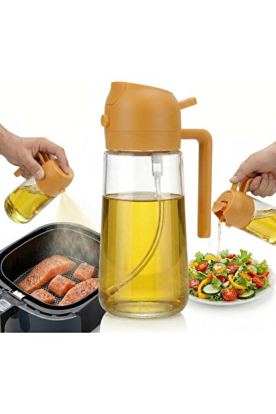 Generic 2-in-1 Glass Olive Oil Sprayer for Kitchen Use in Air Fryer, Grilling...