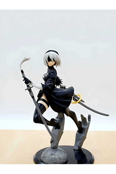 DEK NieR:Automata 2B (YoRHa No.2 Type B) 20 cm PVC Anime Figürü