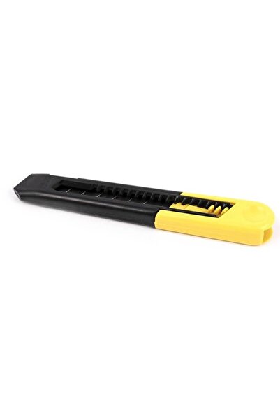 KOTARBAU Cuțit pentru bandă adezivă 18mm tip ABS Stanl, galben-gri
