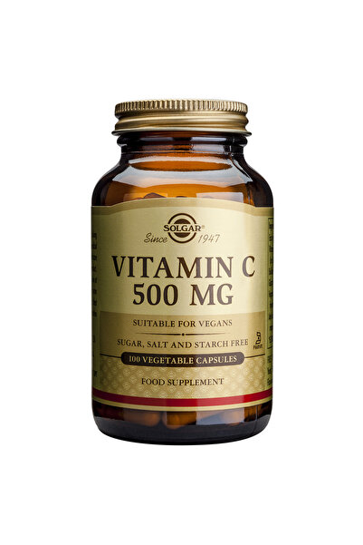 Solgar Βιταμίνη C 500 mg 100 Κάψουλες
