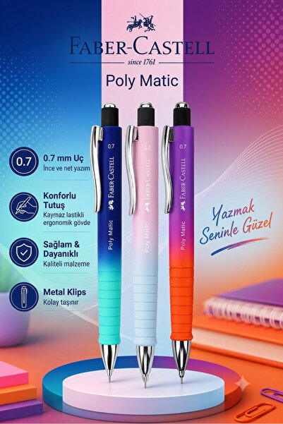 Faber Castell FC Polymatic Flow Ed. Versatil Kalem 0.7