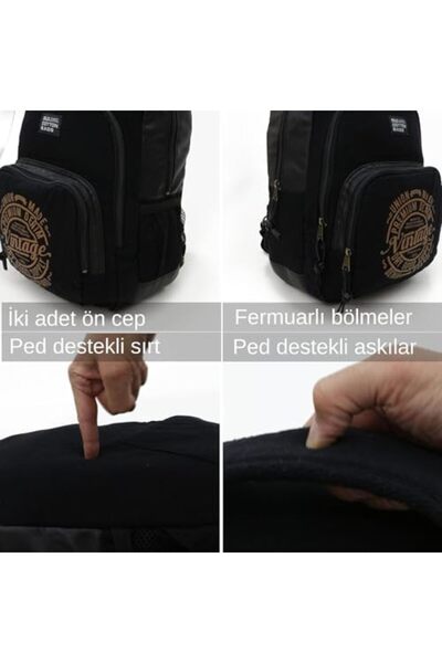 Yıldızan Pazaralanı Store Old Cotton Cargo 7184 Revilla Backpack School Daily...