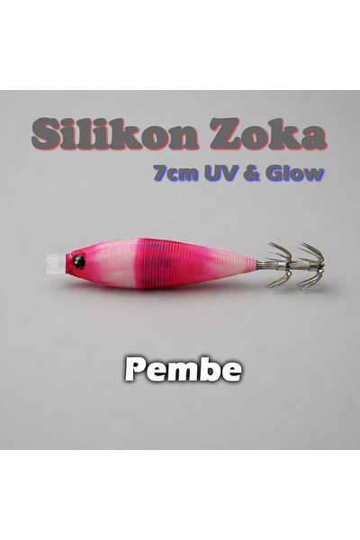 7cm Silikon Kalamar Zokası Zebra Seri