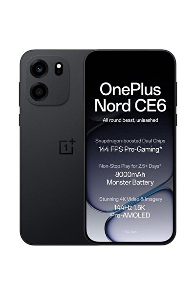 Oneplus Nord CE6 Smartphone, Snapdragon 7s Gen 4, 8GB RAM, 256GB, 6.78 " AMOLED
