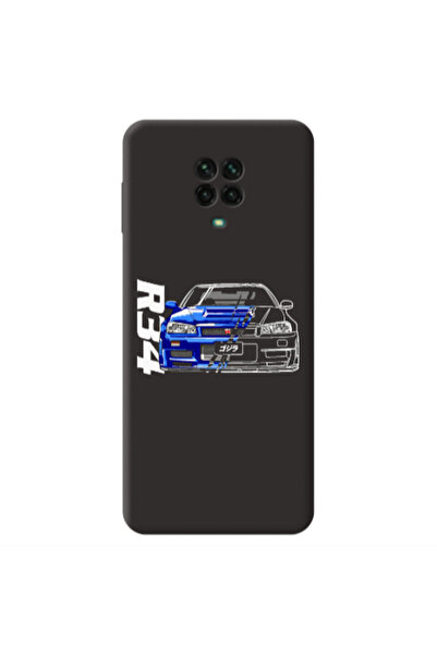 Other Xiaomi Redmi Note 9 Pro Blue R34 Black Colored Silicone TPU Θήκη
