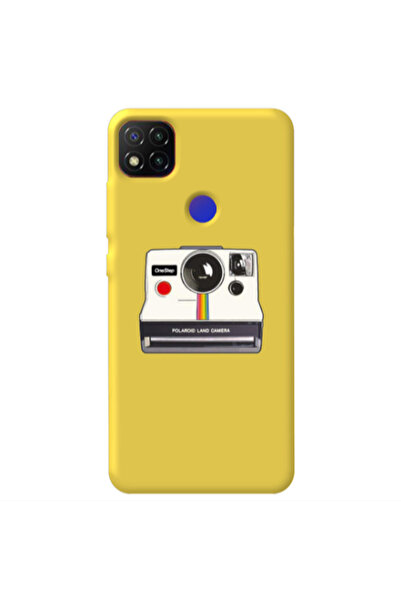 Other Xiaomi Redmi 9c Polaroid land camera Yellow Colored Silicone TPU Θήκη