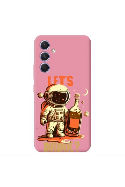 Other Samsung A26 Lets drink Pink Colored Silicone TPU Θήκη