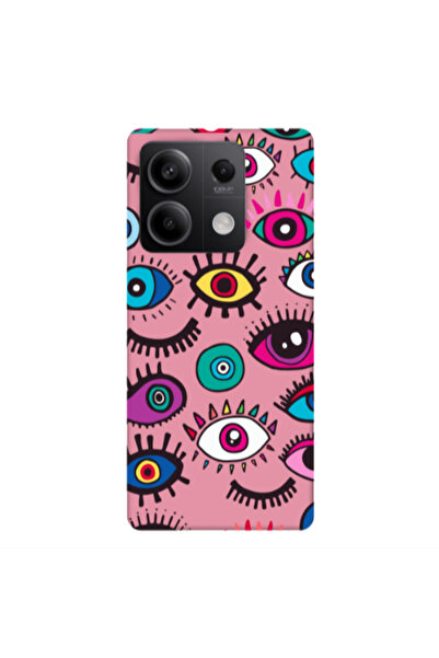 Other Xiaomi Redmi Note 13Pro 5G Multiple eyes Pink Colored Silicone TPU Θήκη