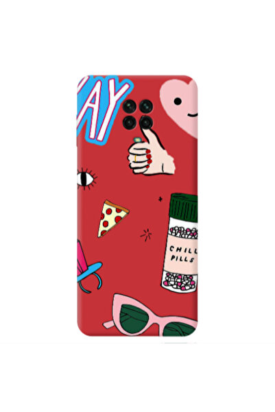 Other Xiaomi Redmi Note 9 Pro Chill Red Colored Silicone TPU Θήκη