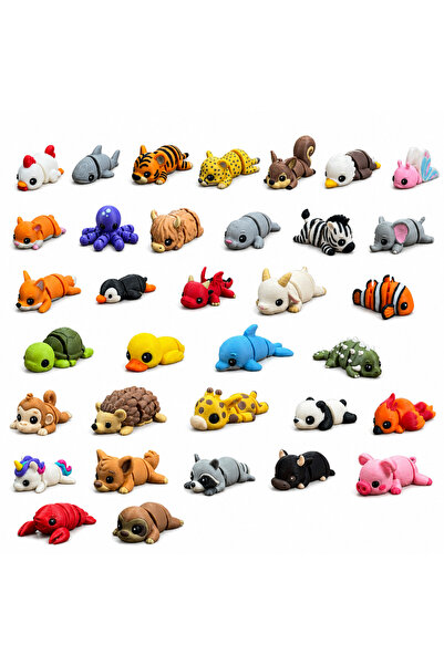 Eva Prints Set 30 Micro Figurine Articulate Printate 3D in Romania, Fara Dubl...